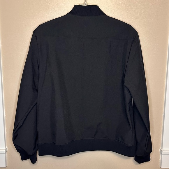 William Rast Men’s Softball Shell Bomber Jacket Justin Timberlake Sz Large Black - Picture 6 of 7